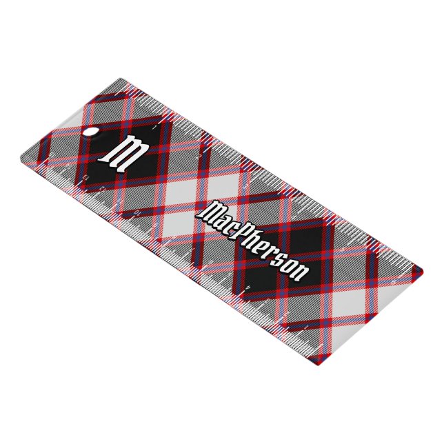 Clan MacPherson Hunting Tartan Ruler (Angled)