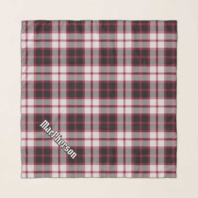 Clan MacPherson Hunting Tartan Scarf (Front (Horizontal))