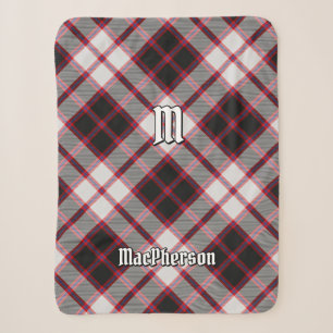 Clan MacPherson Hunting Tartan Sherpa Blanket