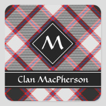 Clan MacPherson Hunting Tartan Square Sticker
