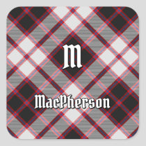 Clan MacPherson Hunting Tartan Square Sticker