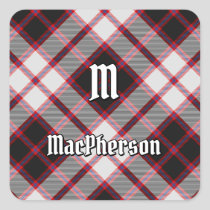 Clan MacPherson Hunting Tartan Square Sticker