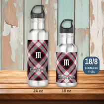 Clan MacPherson Hunting Tartan Steel Water Bottle