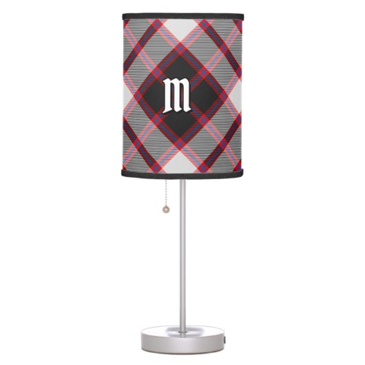 Clan MacPherson Hunting Tartan Table Lamp (Right)