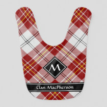 Clan MacPherson Red Dress Tartan Baby Bib