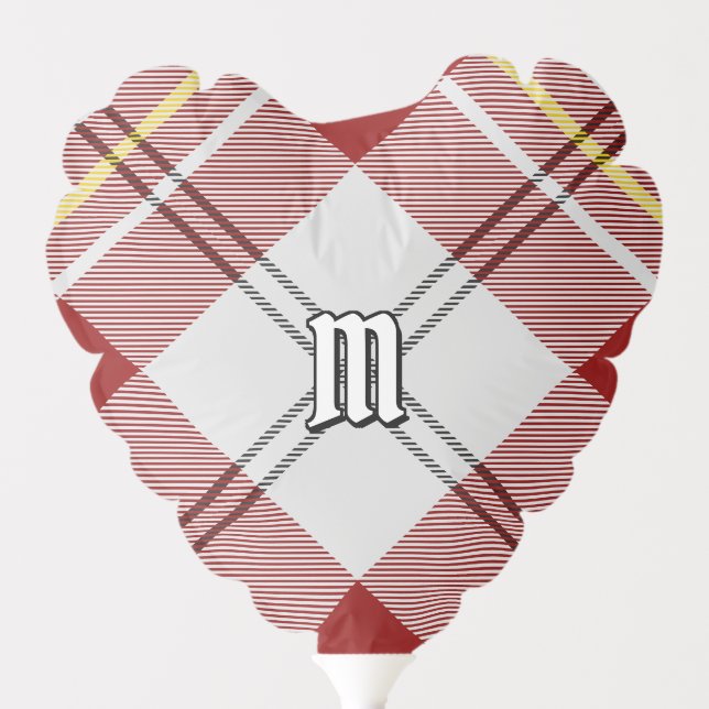 Clan MacPherson Red Dress Tartan Balloon (Front)