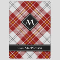 Clan MacPherson Red Dress Tartan Clipboard