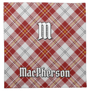 Clan MacPherson Red Dress Tartan Cloth Napkin