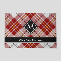 Clan MacPherson Red Dress Tartan Doormat