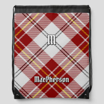 Clan MacPherson Red Dress Tartan Drawstring Bag