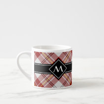 Clan MacPherson Red Dress Tartan Espresso Cup