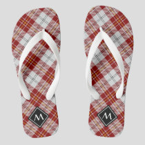 Clan MacPherson Red Dress Tartan Flip Flops