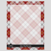 Clan MacPherson Red Dress Tartan Flyer