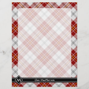 Clan MacPherson Red Dress Tartan Flyer