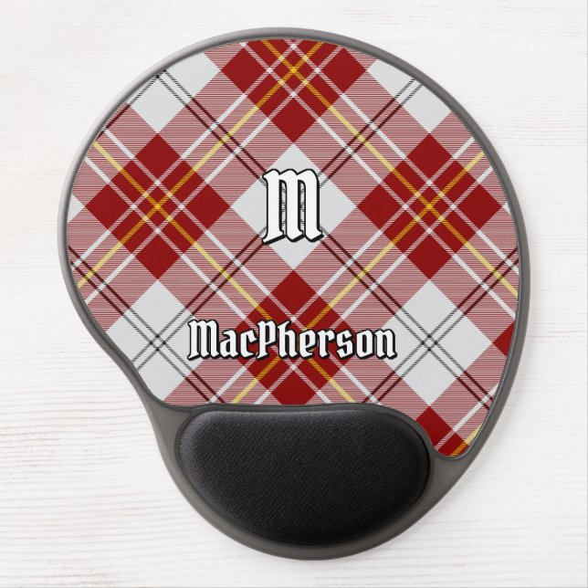 Clan MacPherson Red Dress Tartan Gel Mouse Pad (Front)