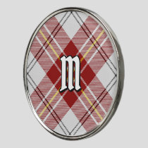 Clan MacPherson Red Dress Tartan Golf Ball Marker