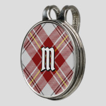 Clan MacPherson Red Dress Tartan Golf Hat Clip