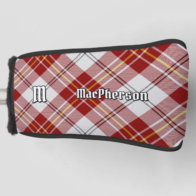 Clan MacPherson Red Dress Tartan Golf Head Cover (Front)