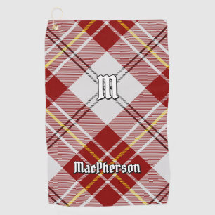 Clan MacPherson Red Dress Tartan Golf Towel
