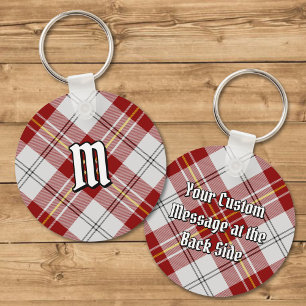 Clan MacPherson Red Dress Tartan Keychain