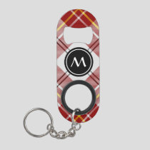 Clan MacPherson Red Dress Tartan Keychain Bottle Opener