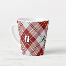 Clan MacPherson Red Dress Tartan Latte Mug