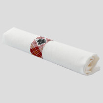 Clan MacPherson Red Dress Tartan Napkin Bands