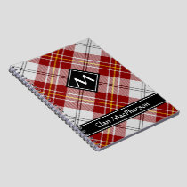 Clan MacPherson Red Dress Tartan Notebook