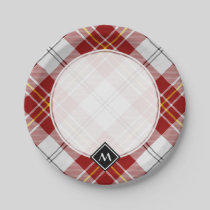 Clan MacPherson Red Dress Tartan Paper Plates