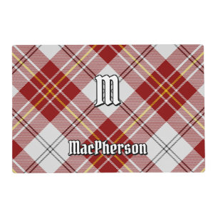 Clan MacPherson Red Dress Tartan Placemat