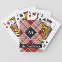 Clan MacPherson Red Dress Tartan Playing Cards