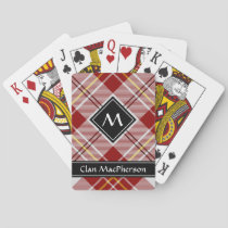 Clan MacPherson Red Dress Tartan Playing Cards