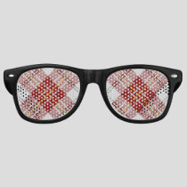 Clan MacPherson Red Dress Tartan Retro Sunglasses