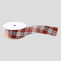 Clan MacPherson Red Dress Tartan Satin Ribbon