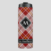 Clan MacPherson Red Dress Tartan Thermal Tumbler