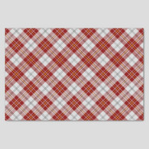 Clan MacPherson Red Dress Tartan Tissue Paper