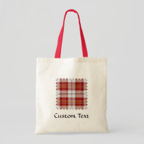 Clan MacPherson Red Dress Tartan Tote Bag