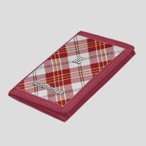 Clan MacPherson Red Dress Tartan Trifold Wallet