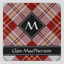 Clan MacPherson Red Dress Tartan Trivet