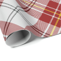 Clan MacPherson Red Dress Tartan Wrapping Paper