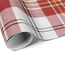 Clan MacPherson Red Dress Tartan Wrapping Paper