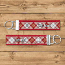 Clan MacPherson Red Dress Tartan Wrist Keychain