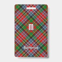 Clan MacPherson Tartan Badge