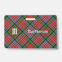 Clan MacPherson Tartan Badge