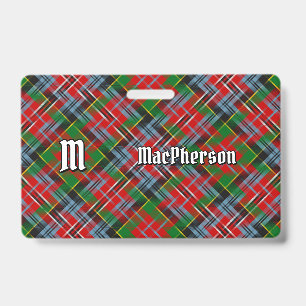 Clan MacPherson Tartan Badge