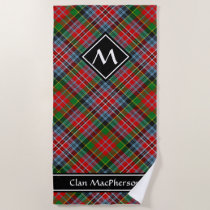 Clan MacPherson Tartan Beach Towel