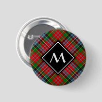 Clan MacPherson Tartan Button