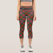 Clan MacPherson Tartan Capri Leggings