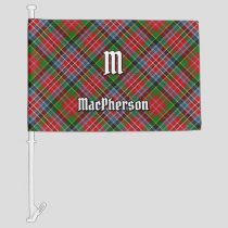 Clan MacPherson Tartan Car Flag