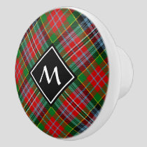 Clan MacPherson Tartan Ceramic Knob